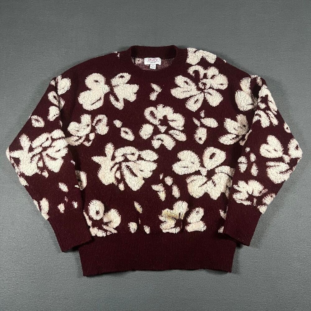 Unbranded Women's Burgundy and Red Jumper